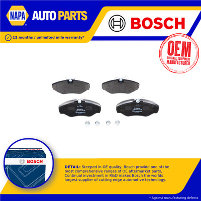 Brake Pads Set 0986494730 Bosch Genuine Top Quality Guaranteed New