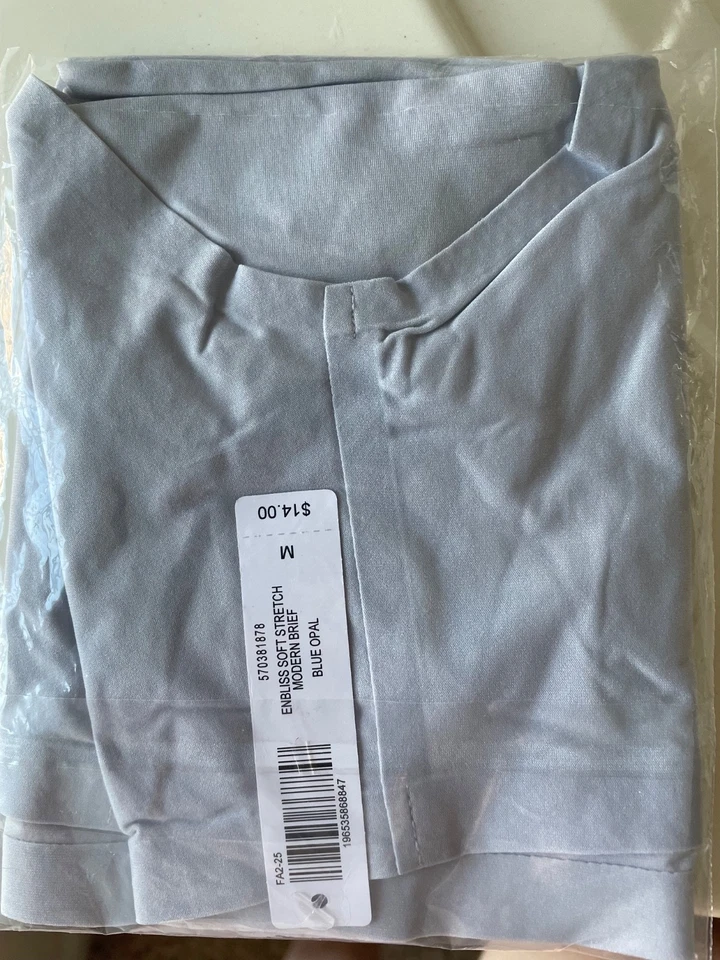 Soma Intimates NWT Enbliss Soft Stretch Modern Brief 2 pair Womens Medium Gray - Image 2 of 3