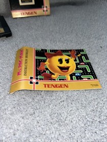  NES Ms. Pac-Man w/ Box, Manual & Sleeve - Nintendo game