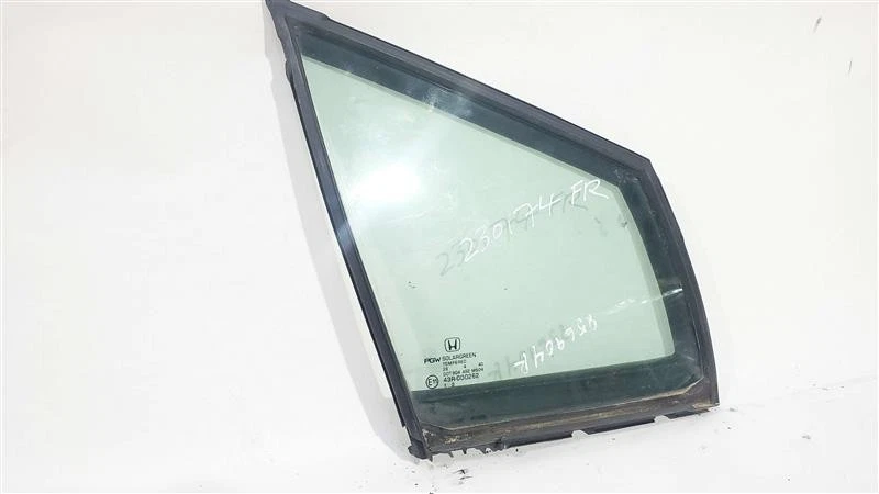 Puerta delantera derecha ventilación vidrio estacionario cupé OEM 2013 2014 2015 Honda Civic Foto 2 de 4