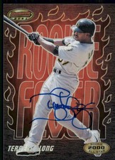 2001 Bowman's Best #RF10 Terrence Long Rookie Fever - On Card Auto. rookie card picture