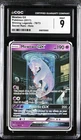 Mewtwo Gx 78/73 Secret Rare Holo Shining Legends Pokemon English CGC 9 Mint