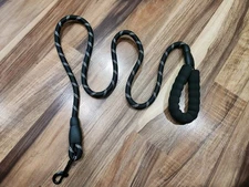 Dog Leash 5FT Large Pet Rope Heavy Duty Reflective Nylon Leads with Comfy Handle