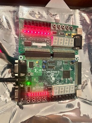 Xilinx Digilent Spartan 3 Starter Board With Digilab Digital I/O 4