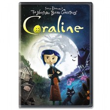 Coraline 2009, Artwork May Vary DVD - Laika Stop Motion, Tim Burton ClassicNew