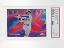 SHOHEI OHTANI 2025 TOPPS CHROME HELIX CASE HIT SP #HX-1 DODGERS PSA 9 MINT Q6960