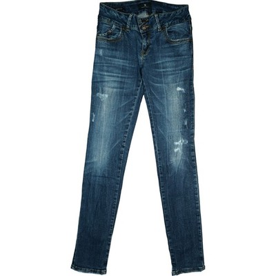 LTB W29 L32 Jeans Hose Blau Damen Molly super Slim stretch low Rise used Look 38