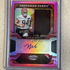 2025 Certified Mason Graham Freshman Fabric Mirror Signatures Pink #/299