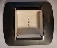 BTICINO L4802AC LIVING PLACCA 2 MODULI ACCIAIO SCURO