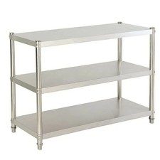 Stainless Steel Storage Rack Shelves Organizer for Home, Kitchen & Restaurant Us