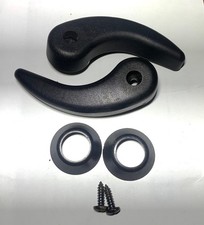 Conversion Van Front Bucket Seat Black Plastic Lhrh Side Lever Kit W Screws