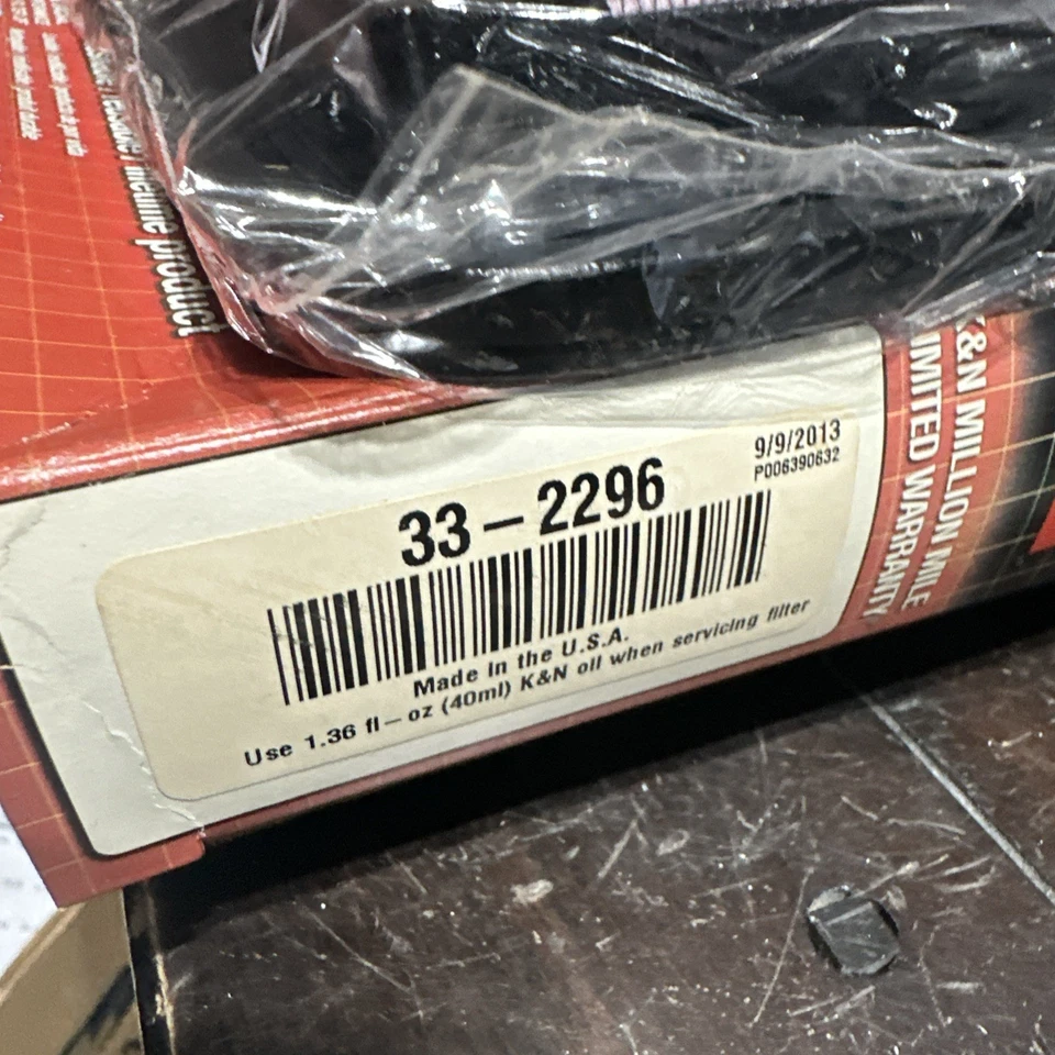 NUEVO K&N 33-2296 Filtro de aire de alto flujo Chevy Buick Cadillac GMC Pontiac y más Foto 4 de 4