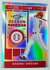 Shohei Ohtani 2020 Chronicles Contenders Optic Silver Holo Prizm #13 card Angels