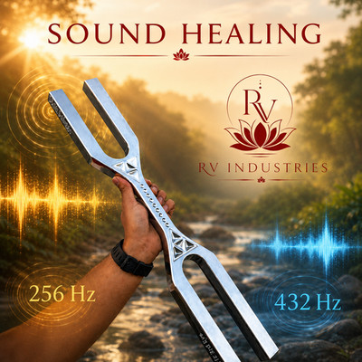 256 Hz & 432 Hz DNA KEY Tuning Fork Chakra Healing Root Chakra GIANT