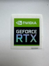 NVIDIA RTX Sticker GeForce Logo Badge Label GPU Laptop PC Case Decal 17x18 mm 