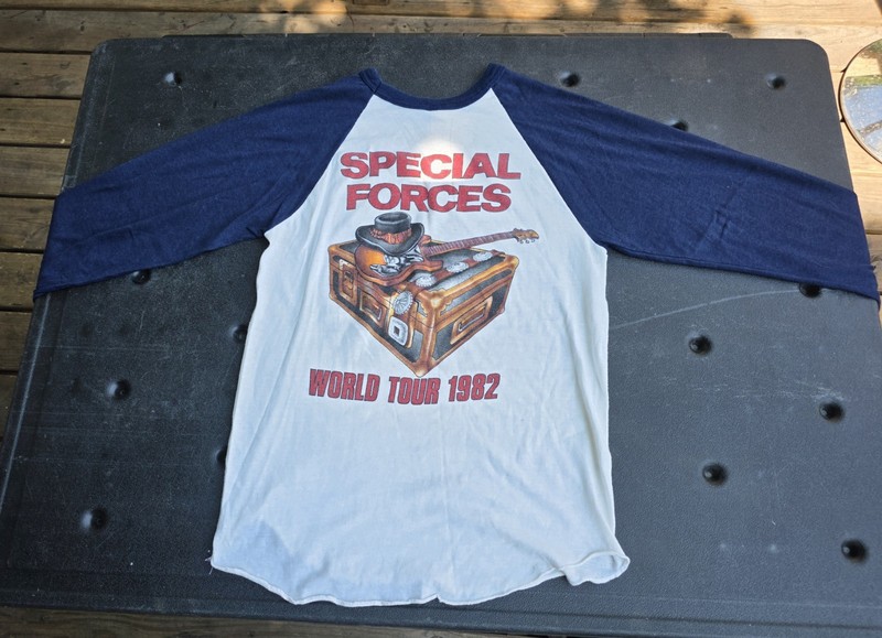 Vintage 1982 38 Special World Tour Special Forces Album T-Shirt  80s Rock tee