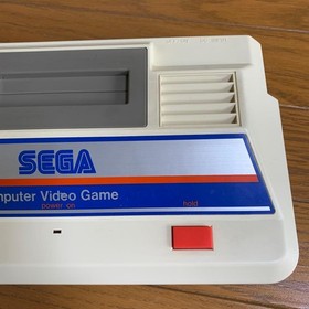 SEGA SG-1000 Console With Software AC Adapter Controller Tested & Working Good