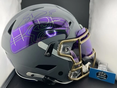 Sam Darnold Signed Seattle Seahawks Custom Speedflex Authentic Helmet 🔥 - READ