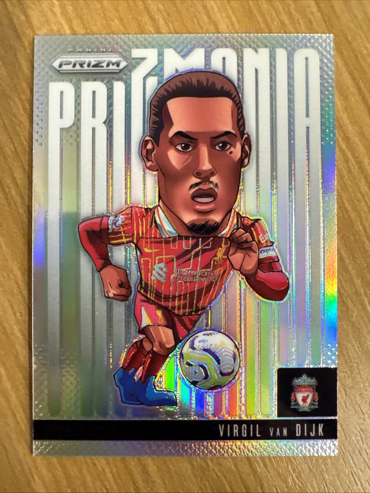 2024-25 Panini Prizm Premier League Virgil Van Dijk Prizmania SSP #9 Liverpool