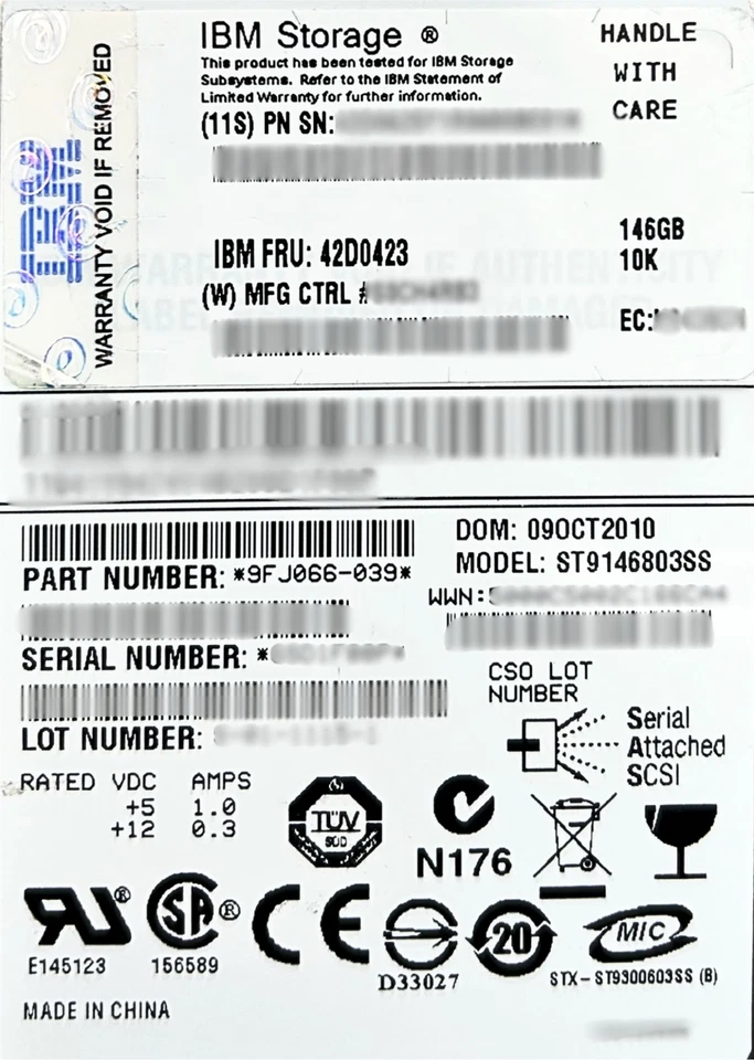 IBM 42D0423 146GB 10K SAS 2.5 Inch HDD Hard Disk Drive - Image 2 of 4