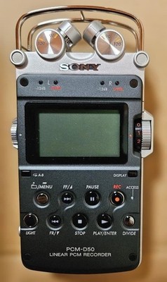 SONY PCM-D50 Linear PCM Recorder High-Res unbenutzt Open Box verpackt aus Japan