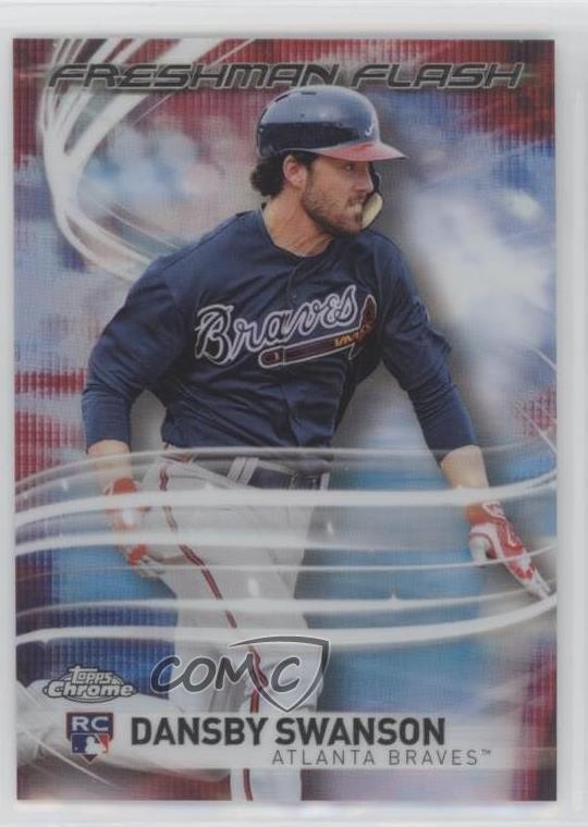 2017 Topps Chrome Freshman Flash Dansby Swanson #18 12g7