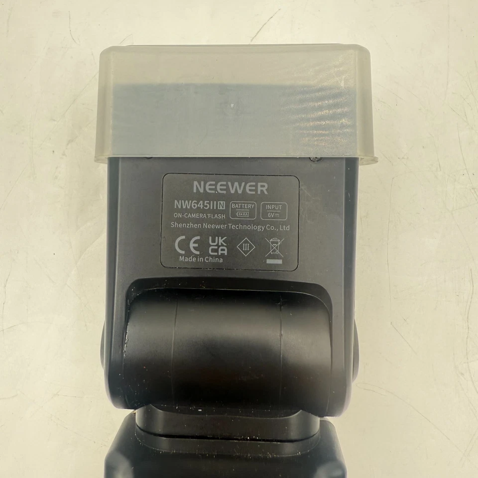 NEEWER Upgraded NW645II TTL Flash Speedlite Black Compatible For D4 D5 D6 D90 - Image 2 of 4