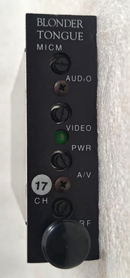 BLONDER TONGUE RF MINI MODULATOR BT-MICM-45 VERSCHIEDENE KANÄLE SCHNELLER VER...