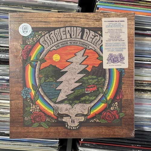 GRATEFUL DEAD - THE MUSIC NEVER STOPPED 6x LP VINYL BOX SET New Sealed