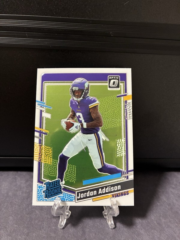 2023 Panini Donruss Optic - Rated Rookie Jordan Addison #271 Holo Prizm (RC)
