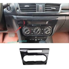 For Mazda 3 Axela 14-2016 Carbon Fiber Console AC Switch Control Panel Trim ABS