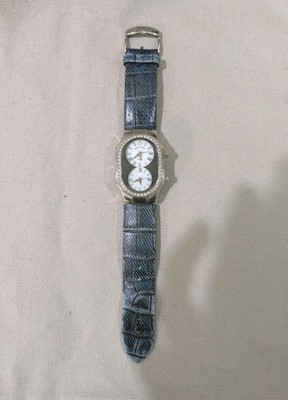 Philip Stein Teslar Diamond Dual Time Ladies Watch W/ Box  display picture 1