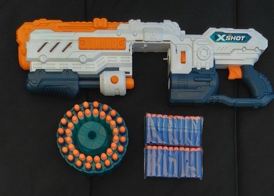 ZURU X Shot Turbo Advance 40ct Barrel Fully Loaded + Ammo Darts Tested Working