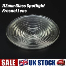 1PC 112mm Glass Spotlight Fresnel Lens Photography Television Tungsten Lens IP23