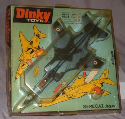 Vintage Dinky No. 731 SEPECAT Jaguar Airplane NEW in Box Diecast S.E.P.E.C.A.T.