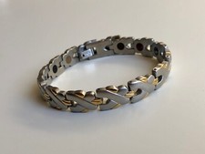 Magnetic therapy, Stainless Steel Bracelet Pain Relief, Energy, Stamina, Ions