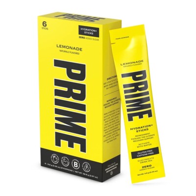 Prime Hydration Sticks - Limonade  KOSTENLOSER VERSAND ️