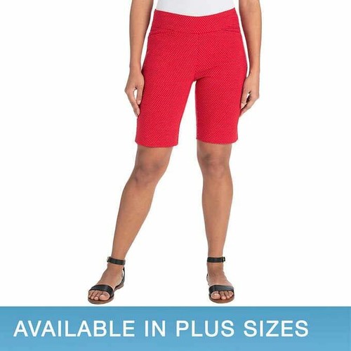Hilary Radley Ladies Stretch Pull On Bermuda Short - Picture 25 of 70
