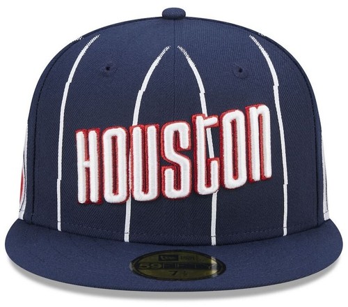 New Era Houston Rockets City Edition Fitted Hat Cap - Navy - Bild 2 von 5