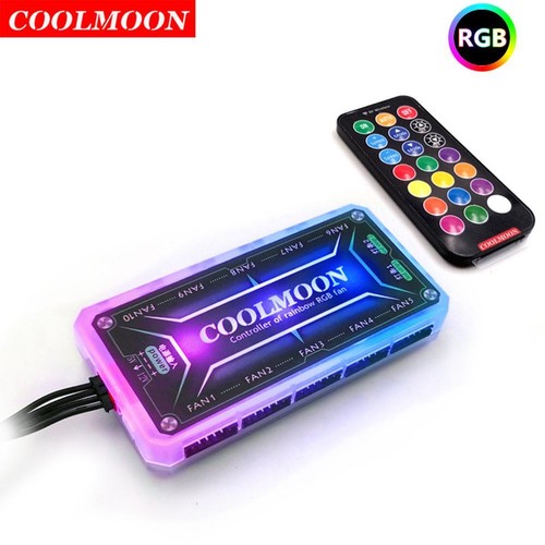 12cm 4Pin 12V Cooling Fan Desktop Chassis CPU PWM ARGB AURA Cooler - Bild 10 von 10