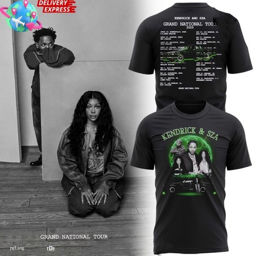 Kendrick Lamar x SZA Grand National Tour 2025 T-Shirt Gift For Fans