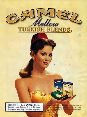 2003 Camel Turkish Blend Cigarettes and Altoids Strips Print Ad Wall Art