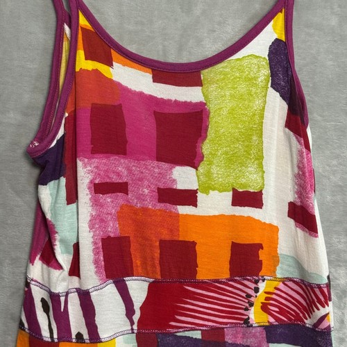 Desigual Girls Dress 11/12 Colorful Knit Tank Beaded Sequin Boho Resort Beach - Picture 4 of 12