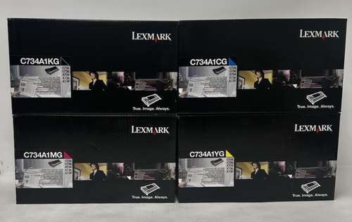 Lexmark C734A1KG - C734A1MG - C734A1YG - C734A1CG - (Negro, Azul, Amarillo, Rosa) - Imagen 3 de 3