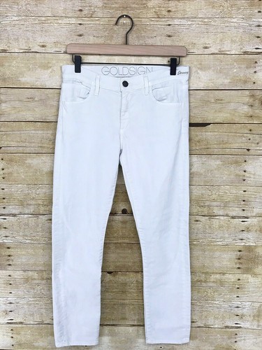 Jenny Skinny Jeans White Stretch Denim 