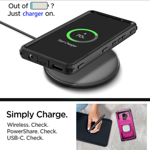 Für Samsung Galaxy S9 / S9 Plus Hülle Stoßfest Robust Handyhülle / Hartglas - Bild 41 von 64