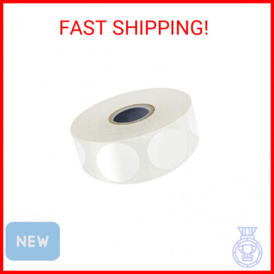1500 PCS White Round Color Coding Circle Dots Inventory Stickers Labels