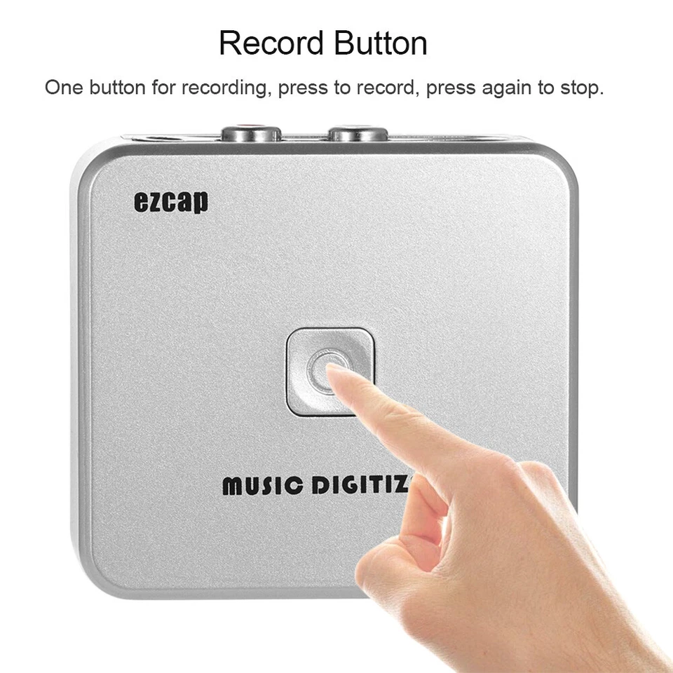 Ri Grabadora Mp3 Grabadora Línea Audio Capture Línea En Rca Mixer Casete LP - Imagen 3 de 4