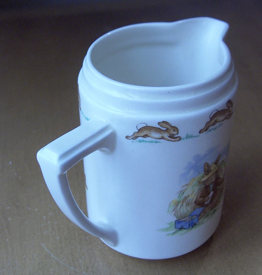 Royal Doulton Bunnykins RARE ring jug~artist Barbara Vernon~1954~Pristine - Image 4 of 4