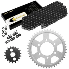 Black O-Ring Drive Chain & Sprockets Kit for Kawasaki ZX1200 Ninja ZX12R 00-05